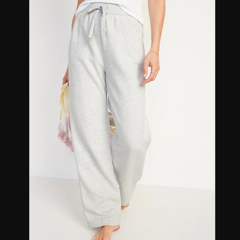 NWT Extra High-Waisted French Terry Sweatpants